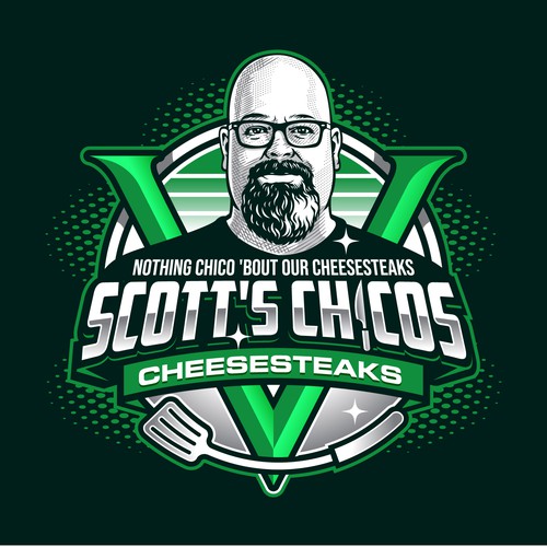 "logo for a family owned cheesesteak shop" winning Poster