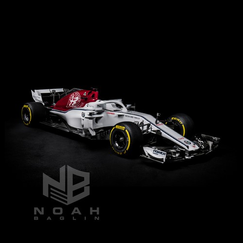 Name Initials - NB - Racing Driver Design by Kas_Ra