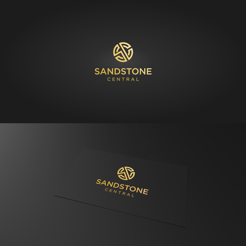 Corporate logo for a sandstone quarry Design by Andhita