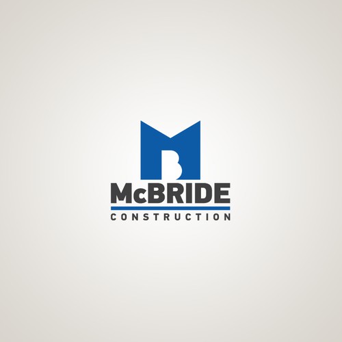 Logo for McBride Construction Logo design contest