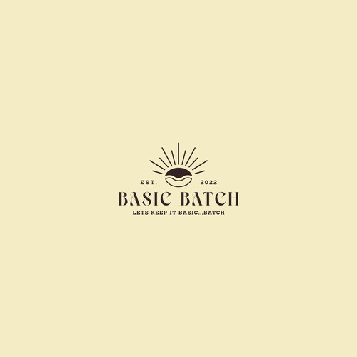 Basic Batch Coffee logo Design by Purple V design