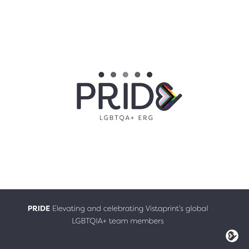 Logo for Pride (Global LGBTQ+ Employee Resource Group) Design by Creative Kindness