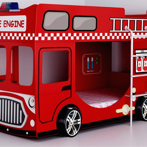 Fire engine deals bunk bed