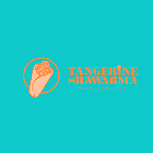 Simply Orange and Teal Design von Yeh