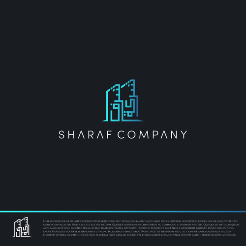 Arabic Real Estate Company Logo Design by pakupena