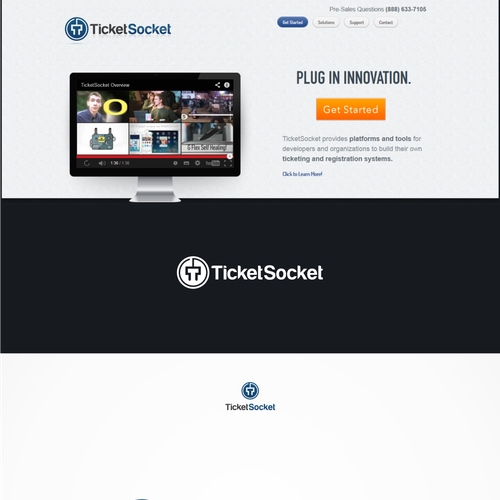 Kickass design for TicketSocket Design by "KakGio"