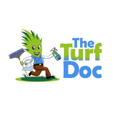 Design a cool artificial grass cleaning and repair logo Design by Bezzot!design