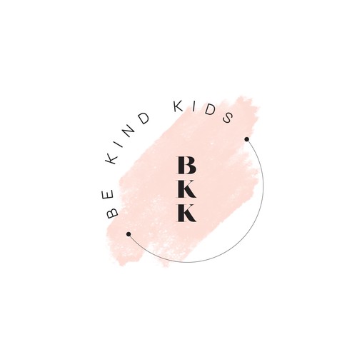 Be Kind!  Upscale, hip kids clothing store encouraging positivity Design by ReneeBright