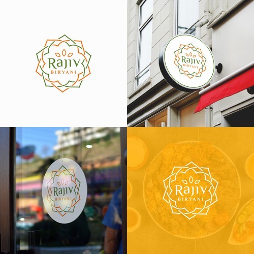 コンペ「Indian Food Cloud Kitchen Logo Design, Rajiv Biryani」のデザイン by Mori Summerさん 