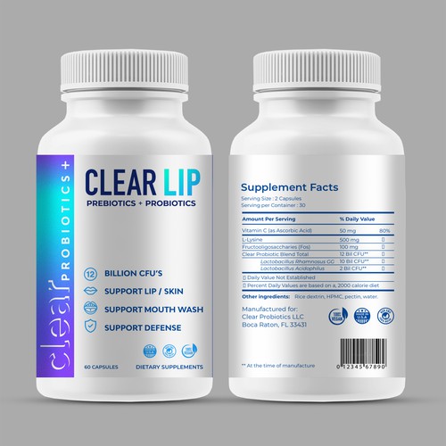 Bottle Labeling for Probiotic Company Design by By.You