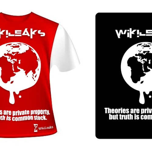 New t-shirt design(s) wanted for WikiLeaks デザイン by Adrian Hulparu
