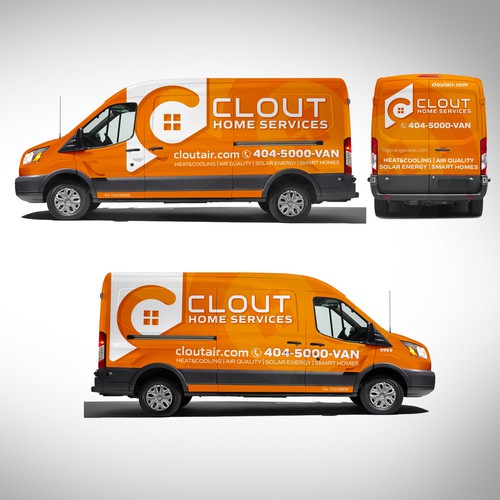 Design an ICONIC Van Wrap for Home Services Start-up Design by J.Chaushev