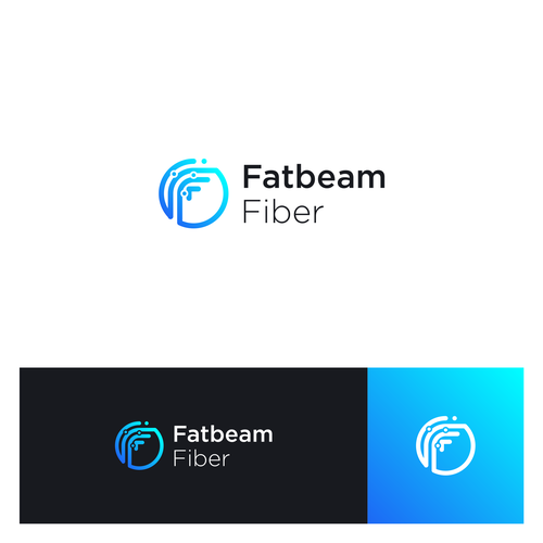 Fatbeam Fiber logo Design by Hants ℠