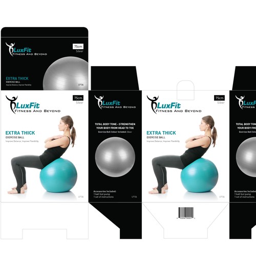 Luxfit exercise online ball