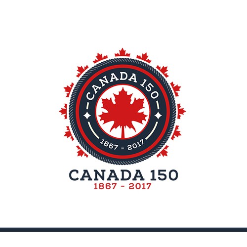 Community contest: Design Canada’s 150th birthday logo! Design by VisibleGravity™