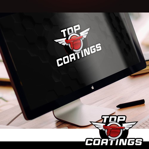 Logo for TOP Coatings Design by mateuzord