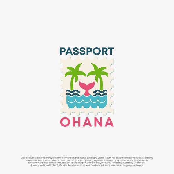 Stamp Style Logo Design
