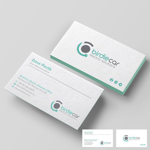 business card for company called birdie Design by Birendra Chandra Das