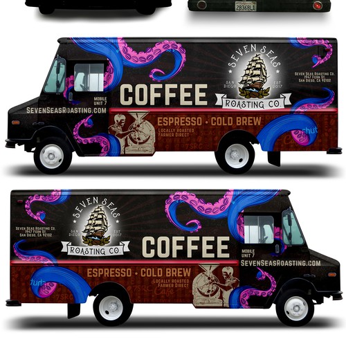 Coffee Truck Design - Mobile Unit 7 Diseño de ssrihayak