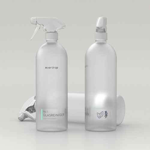 Diseño de Premium Spray Bottle and Packaging for Cleaning Supplies de eolinart