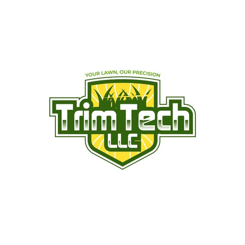 High Tech logo for a new lawn mowing business Design by MagsArt