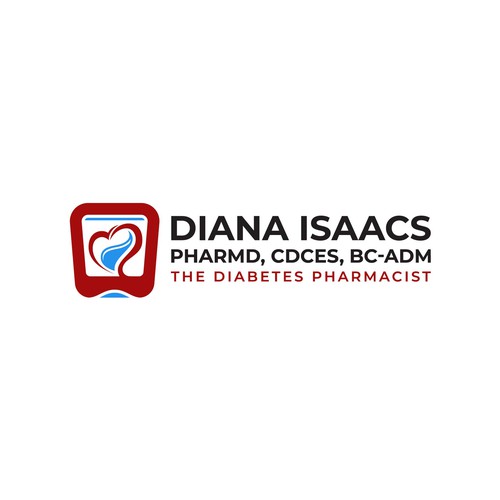 New logo and branding for diabetes pharmacist using the latest technology and therapeutics to help people with diabetes Design by SPECTAGRAPH