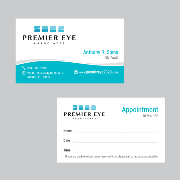 Premier Eye Business Card