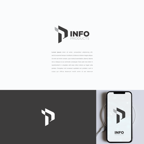 InfoProducts.com - Logo & Branding Design by avagraph™