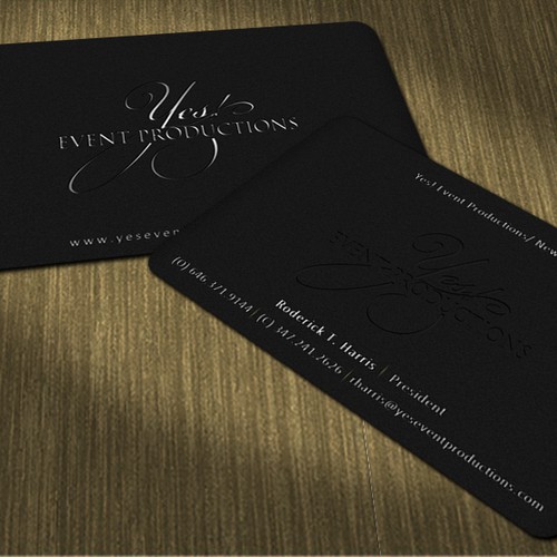 Sophisticated, Professional Business Card & Letterhead for YES! Event ...