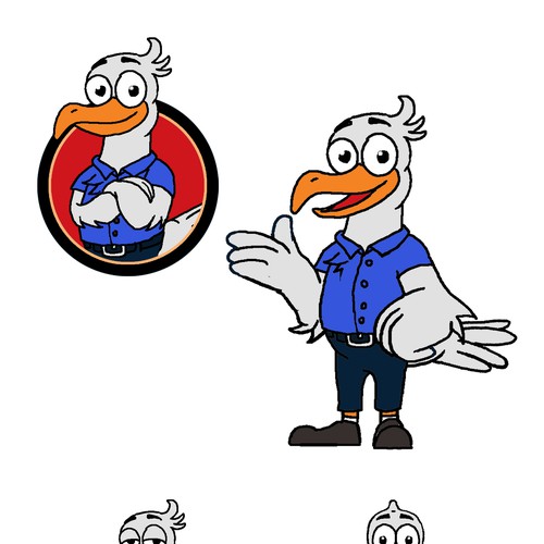 Design We need a Seagull mascot di FIQ(Fiqhan-Syafiq)