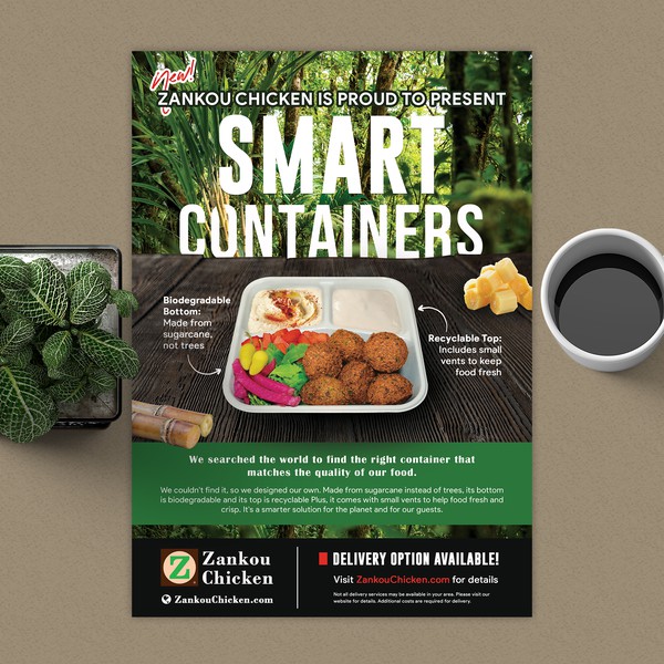 Design by Zyatu titled "Poster Design for Zankou Chicken"