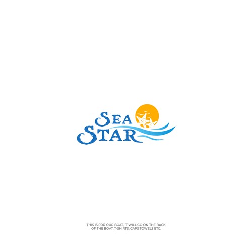 Design a beautiful, fun logo for our boat Sea Star Design by Sonnie.