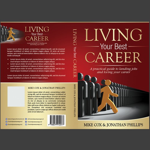 Design inspirational book cover for career-changing book Design by Lizaa