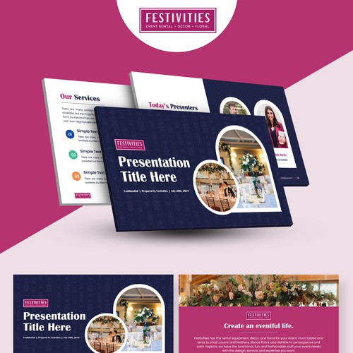 Festivities Powerpoint Deck Design by SN Asha