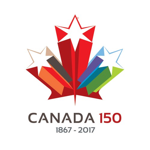 Community contest: Design Canada’s 150th birthday logo! Design by Blinca