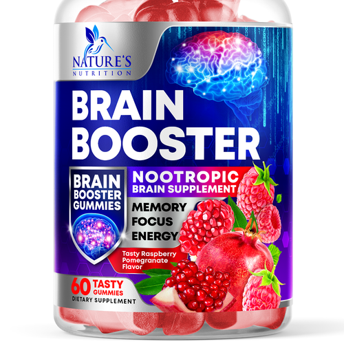 Brain Booster Supplement Design Needed for Nature's Nutrition Design by rembrandtjurin