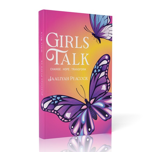 I need a beautiful butterfly book cover for my first book for women all around the world Design by jansky6