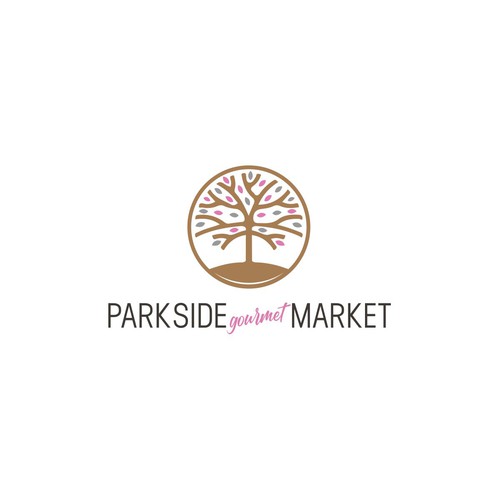 Design modern logo for parkside/parkplace market that incorperates gormet healthy sandwiches, shakes Design by funkyleviz