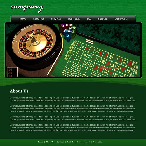1-3 Page Website Template Design von vinodkhakra