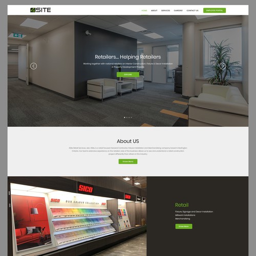 Web page design contest entry by RisamP