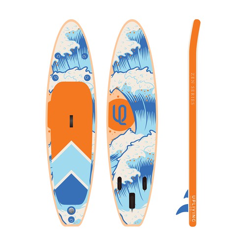 Help Us Design Our Stand Up Paddle Board! Design by Bagasars.Id