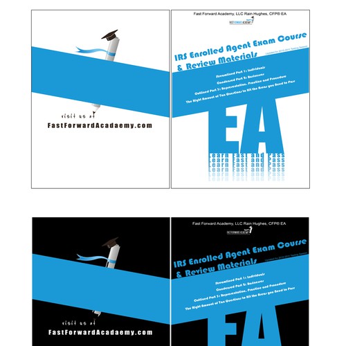 Fast Forward Academy Book Cover Diseño de nextart