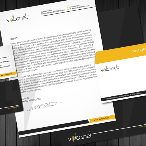 Stationery contest entry by cArnn