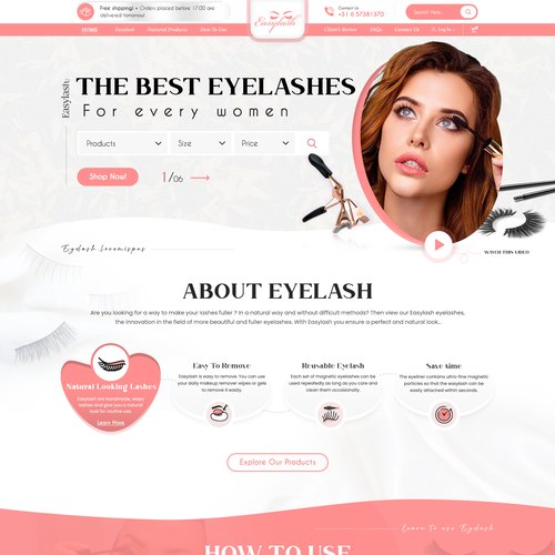 Branded Beauty needs a 2page web design Shopify theme Design by VirtuaLPainter