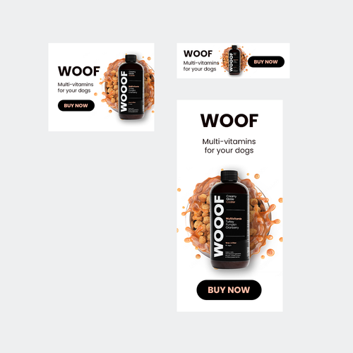 WOOOF Dog Multivitamin banner ads Design by eeeh_aarrh