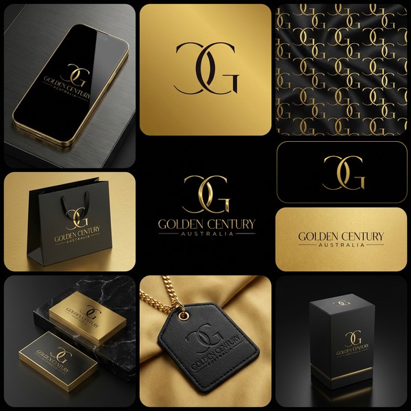 Golden Century logo branding