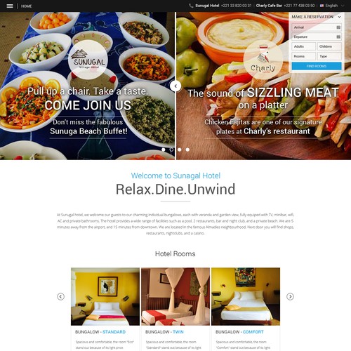 "Bring life to Sunugal" ganador Diseño de página web