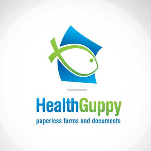 logo for Health Guppy Design by Hilzombie