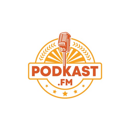 📣 our PODKAST.FM radio needs its logo Design by Print_design