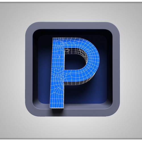 Create the icon for Polygon, an iPad app for 3D models Design by Yogesh.b